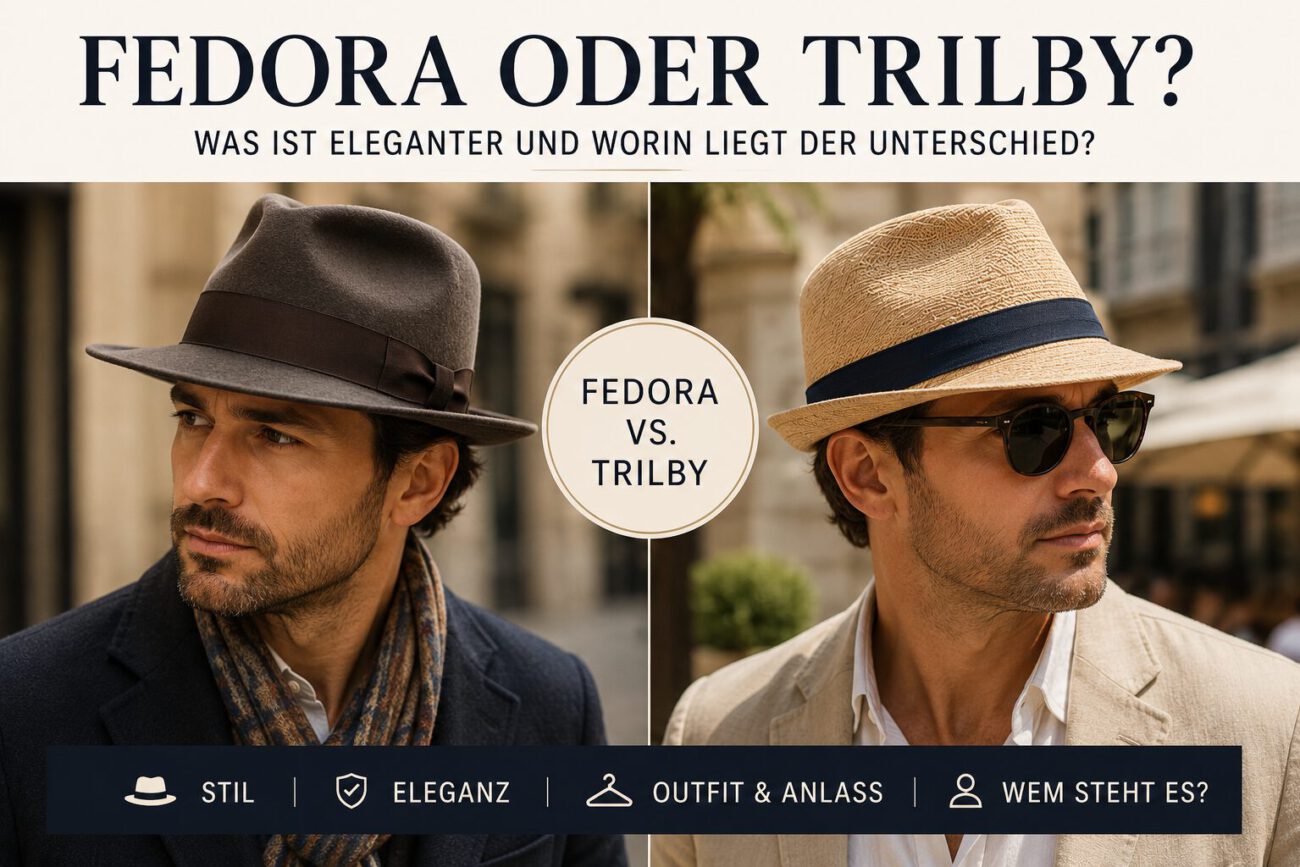 Fedora oder Trilby Hut?