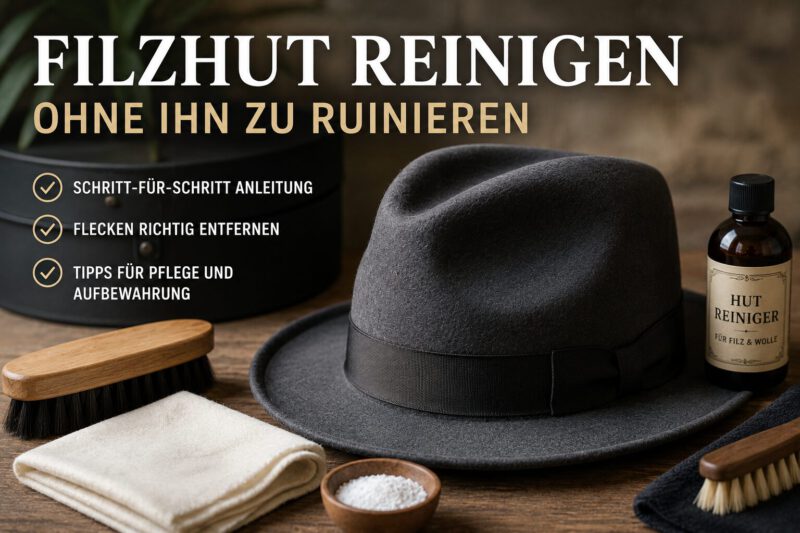 Filzhut richtig reinigen